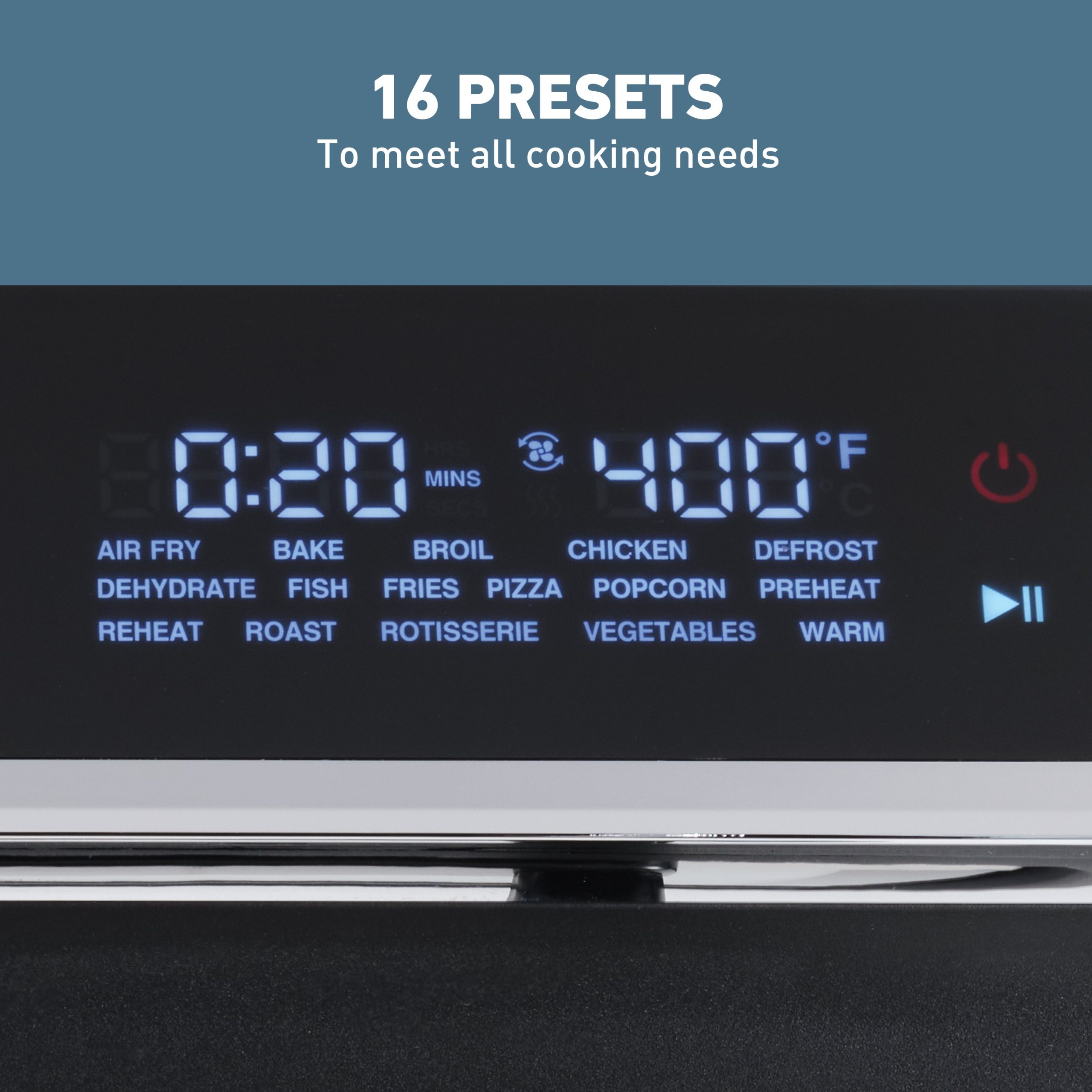 West Bend 15 Qt. Air Fryer Oven with 16 Presets - Image 4