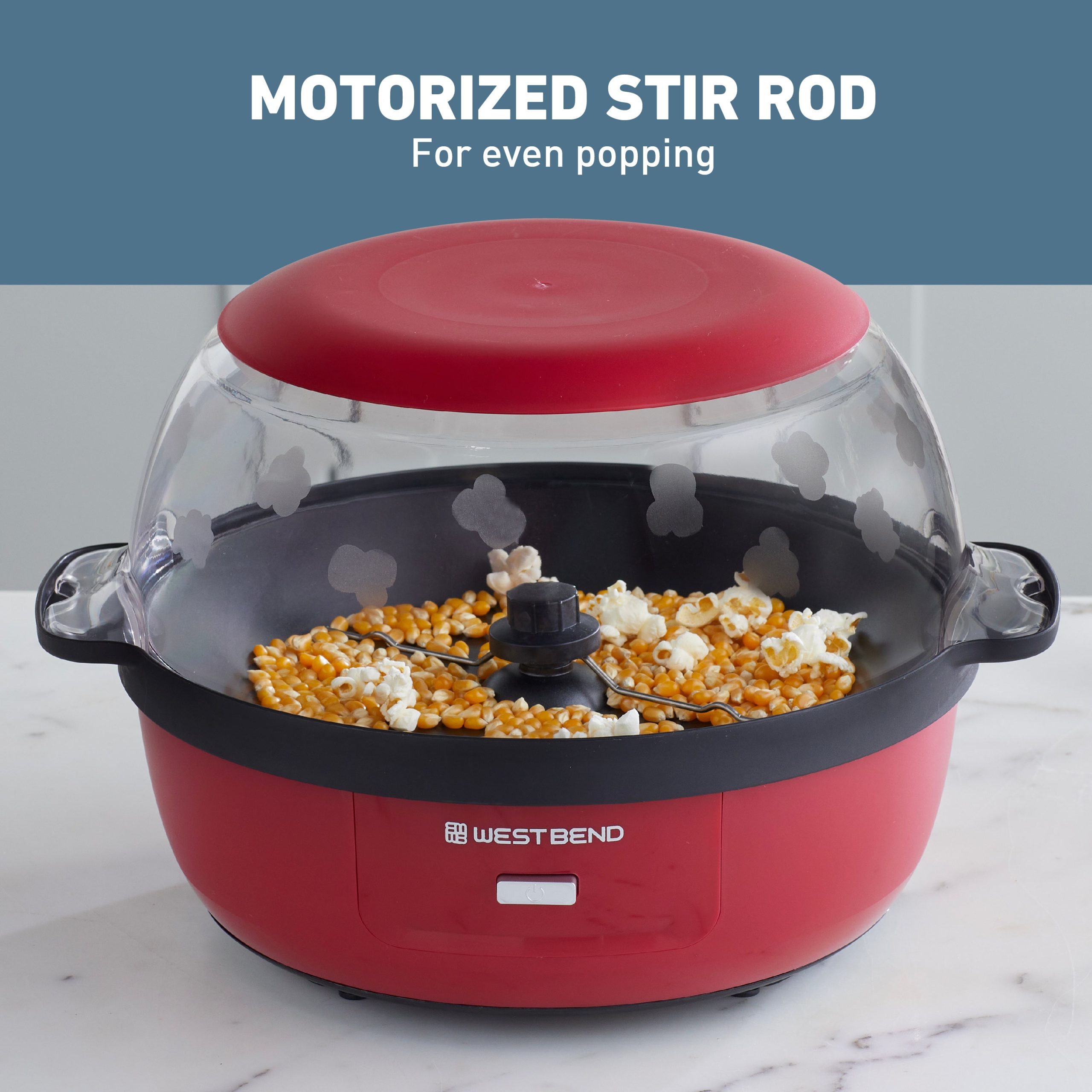 West Bend Stir Crazy 6 Qt. Popcorn Machine - Image 4