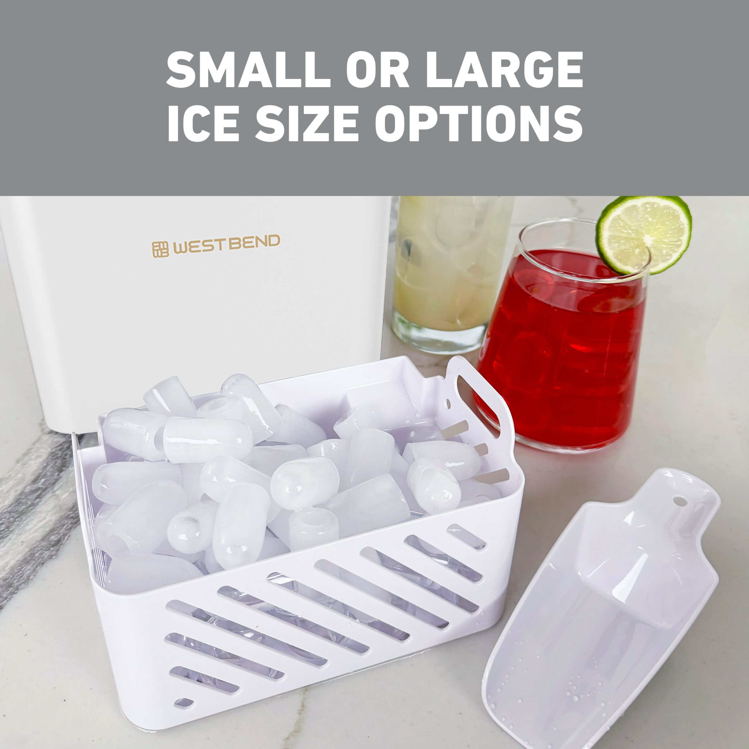 West Bend Timeless Countertop Bullet Ice Maker - Image 4