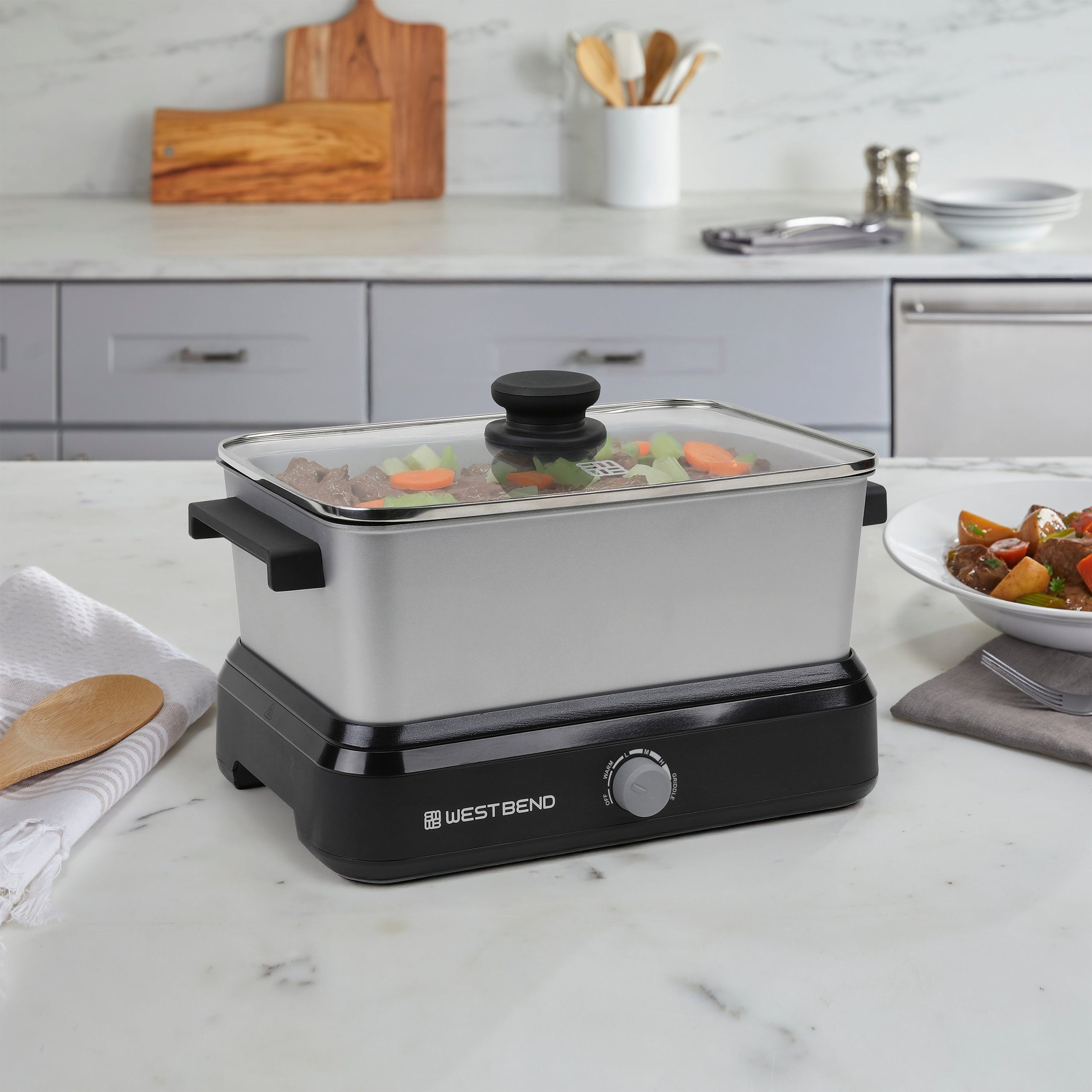 West Bend Versatility Cooker, 5 Qt. Capacity - Image 2