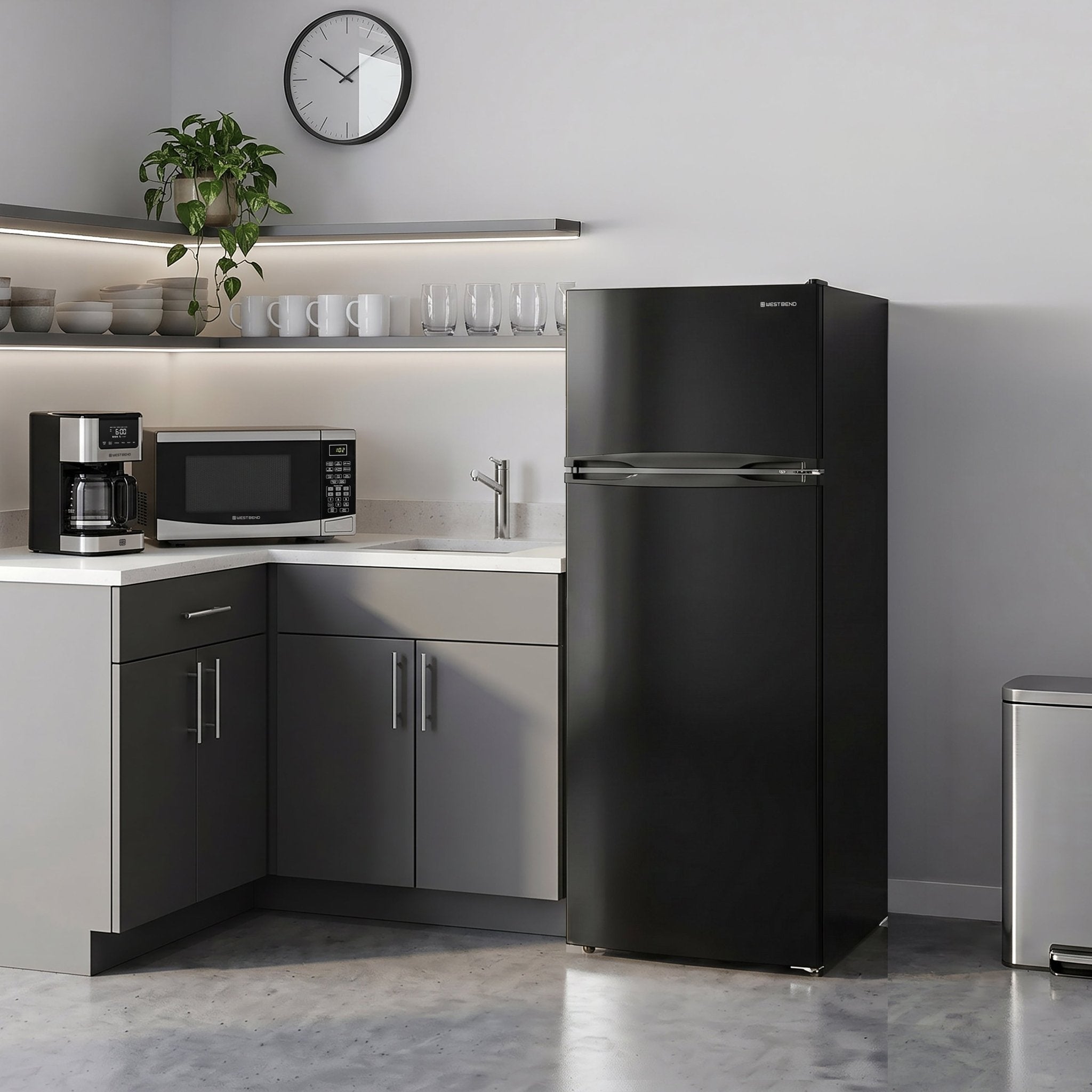 West Bend 7.5 cu. ft. Apartment Size Refrigerator - Image 2