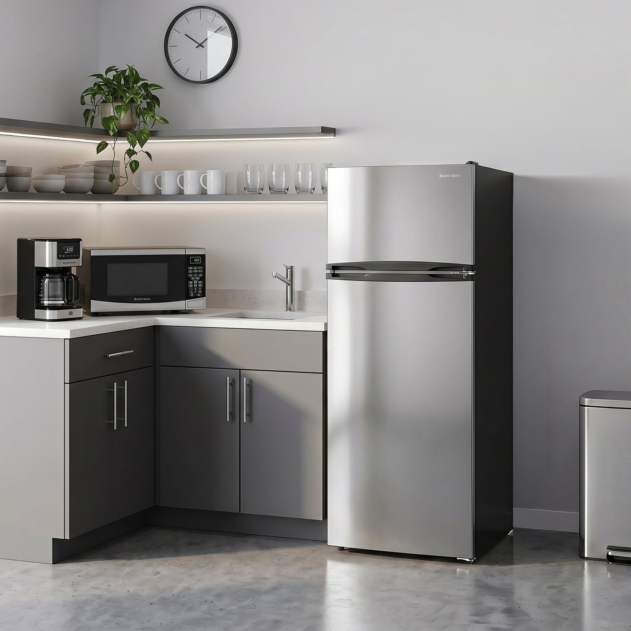 West Bend 7.5 cu. ft. Apartment Size Refrigerator - Image 2