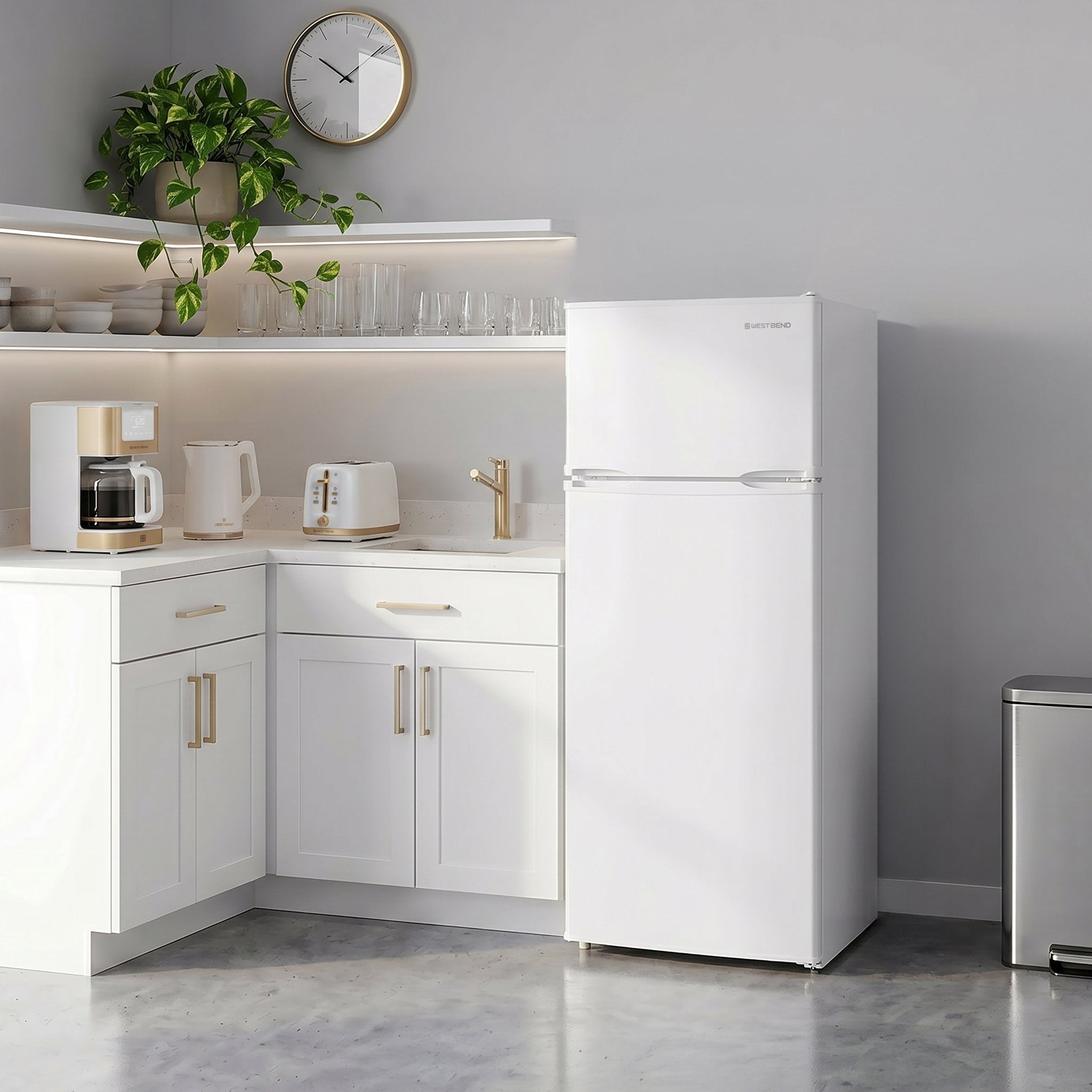 West Bend 7.5 cu. ft. Apartment Size Refrigerator - Image 2