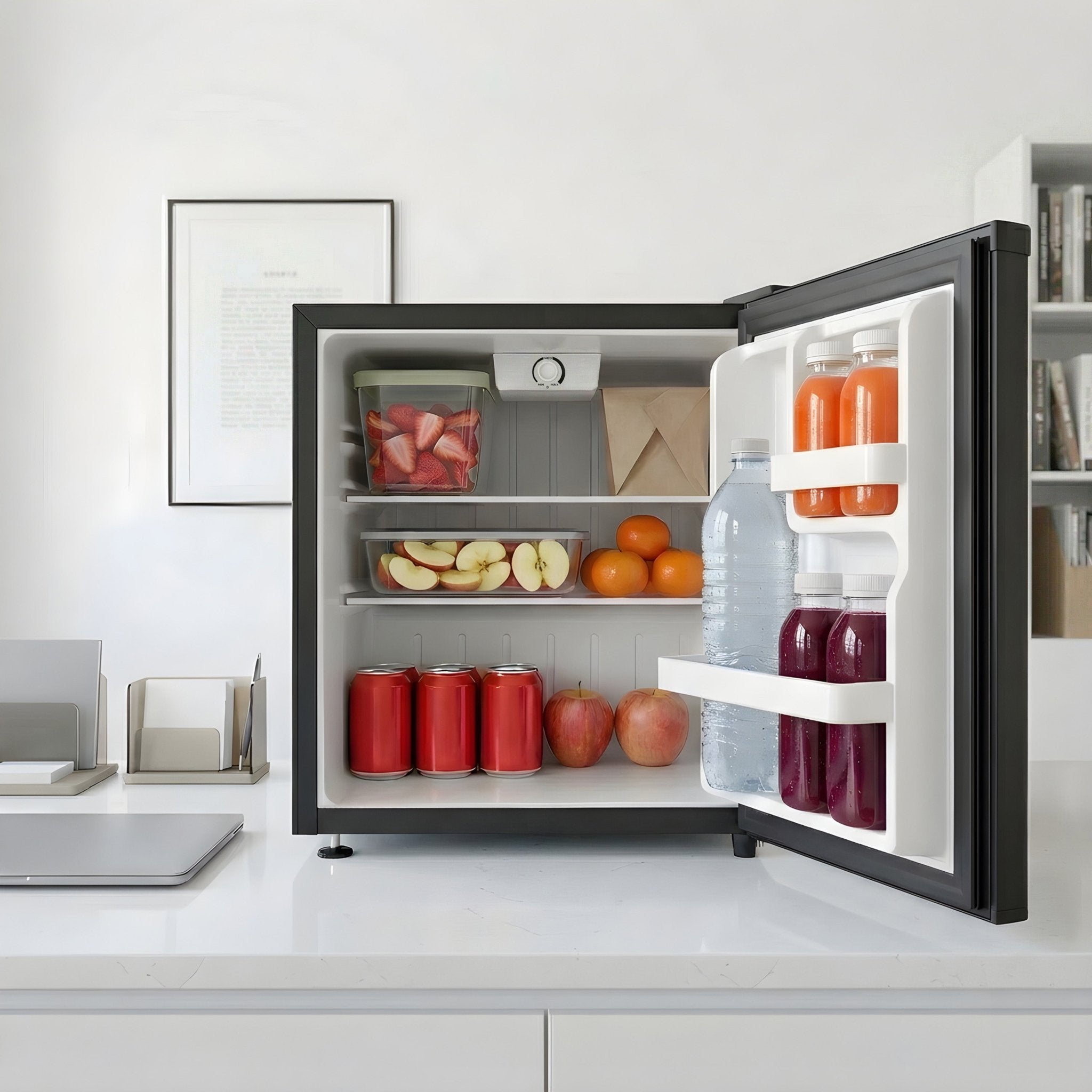 West Bend Compact Refrigerator Automatic Defrost Adjustable Shelves - Image 2