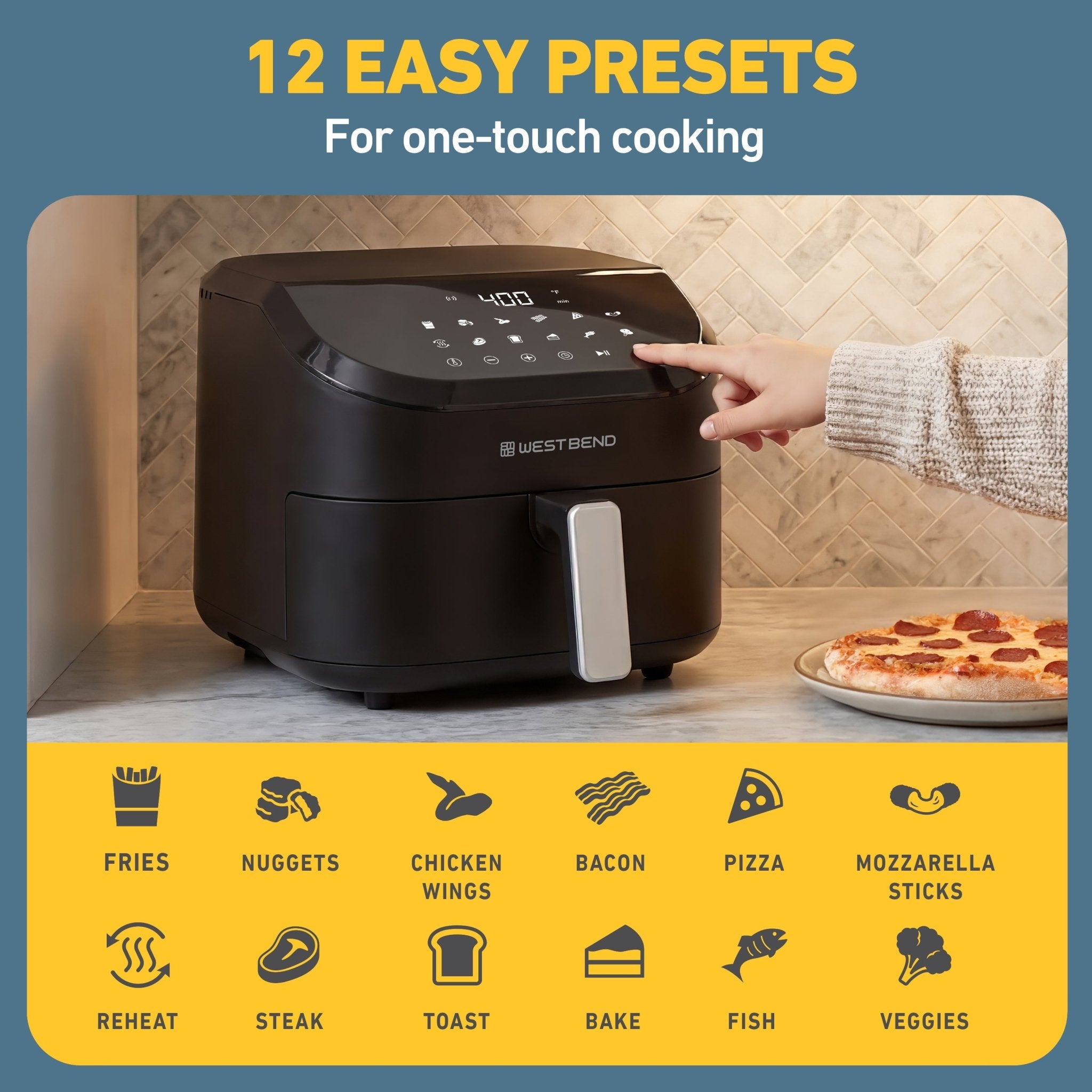 West Bend Cooking Digital Air Fryer - Image 5