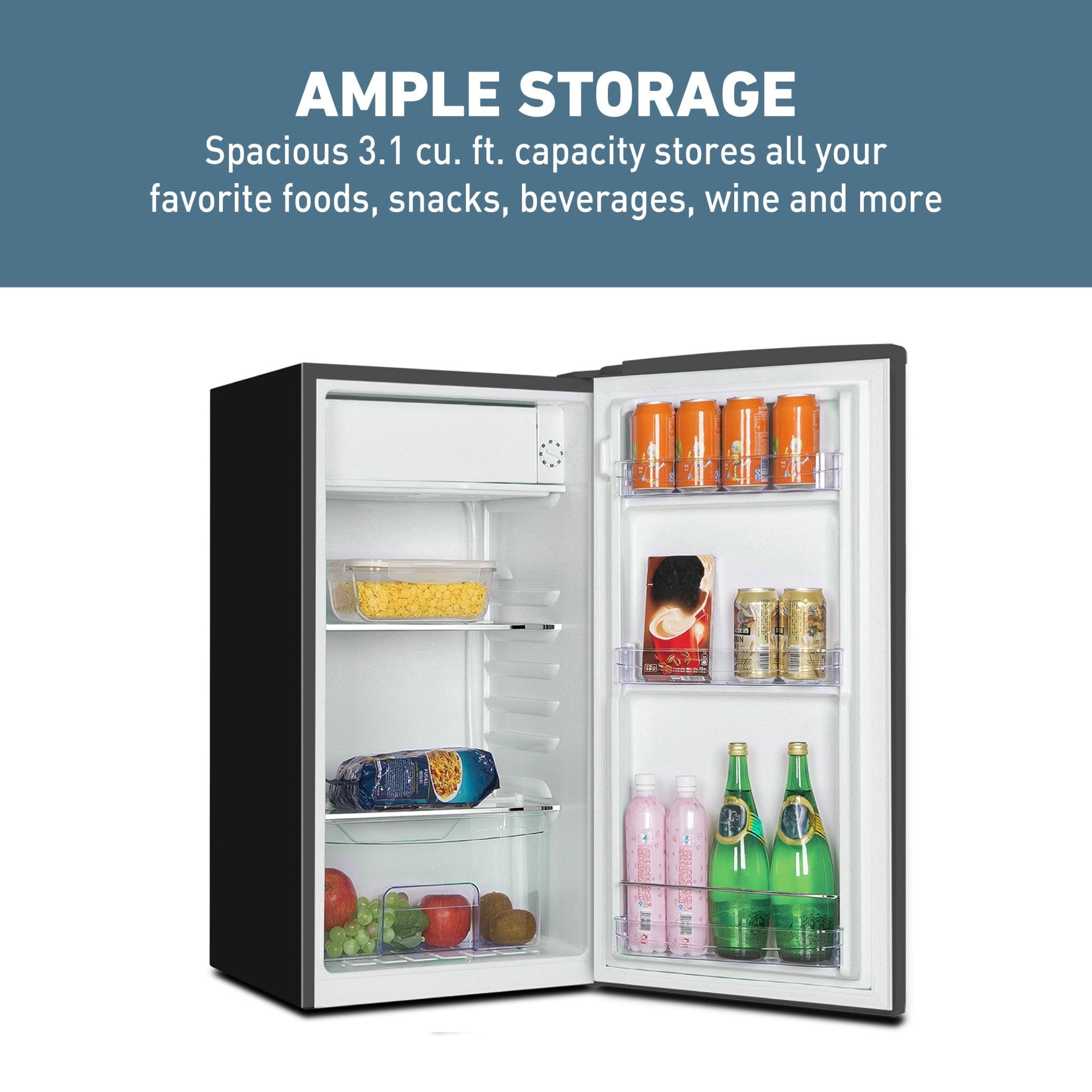 West Bend Retro Compact Refrigerator, 3.0 cu. ft. - Image 3
