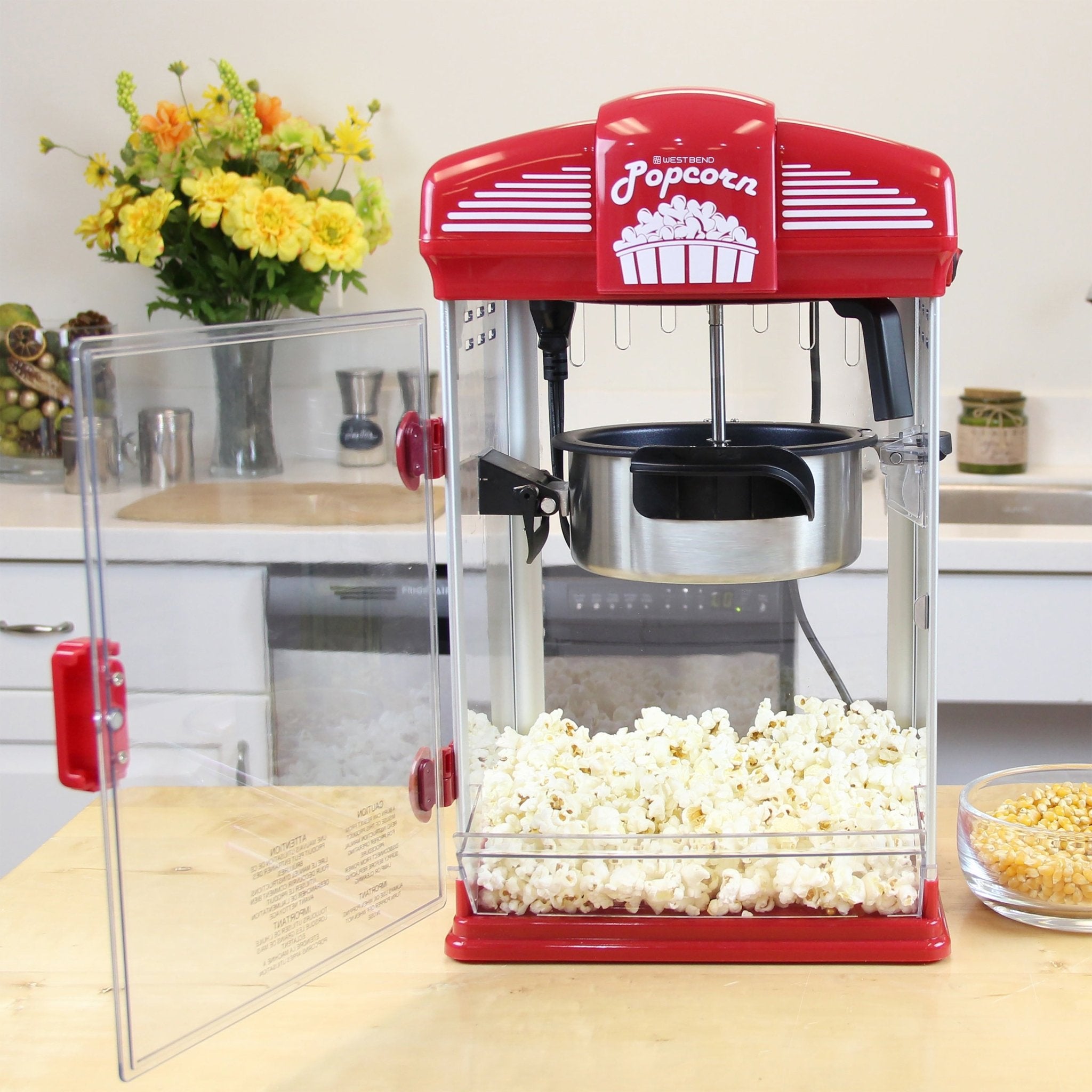 West Bend Theater Crazy Stirring Oil Popcorn Maker, 4 Qt. Capacity - Image 5