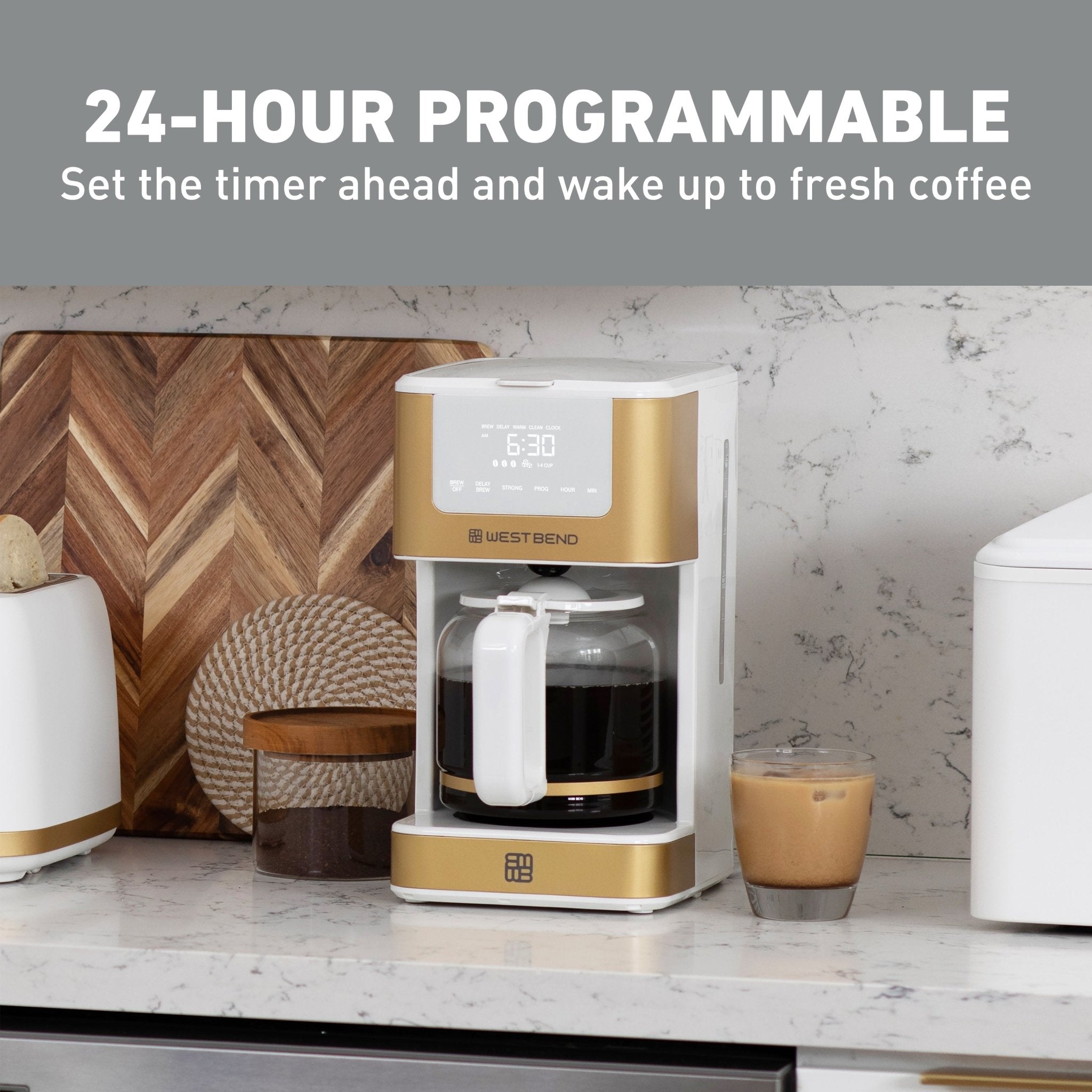 West Bend Timeless 12 Cup Hot & Iced Coffee Maker - Image 5