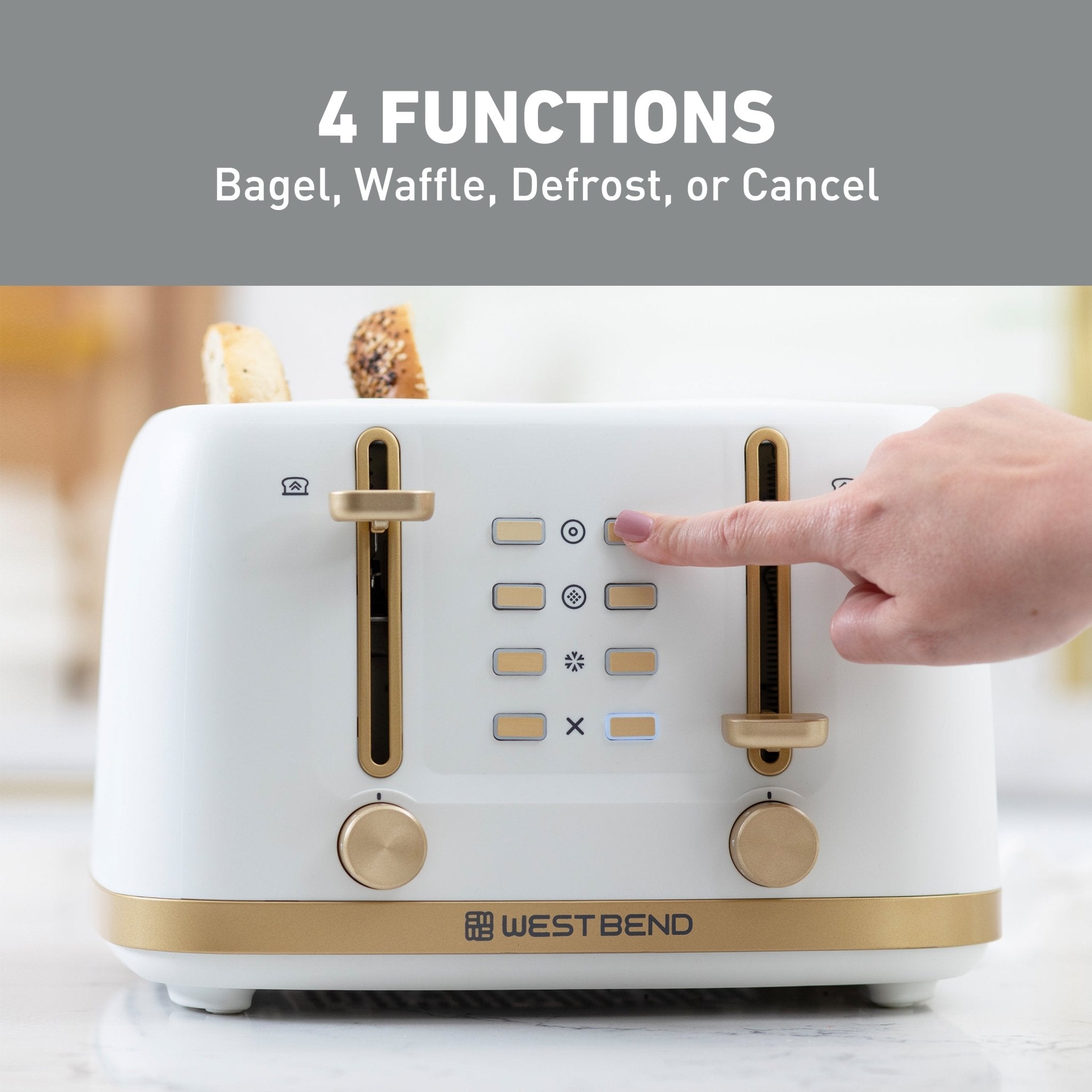 West Bend Timeless 4-Slice Toaster - Image 3